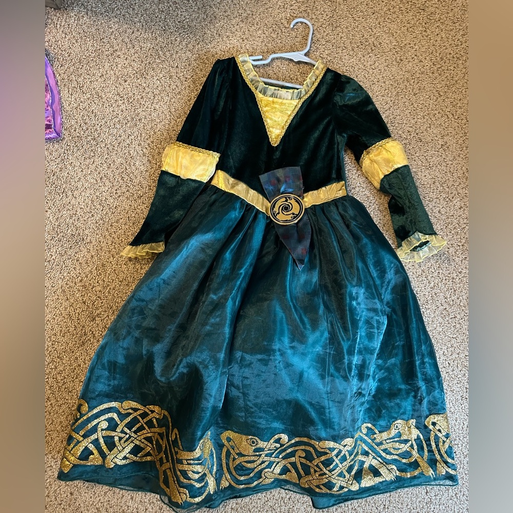 Merida princess dress